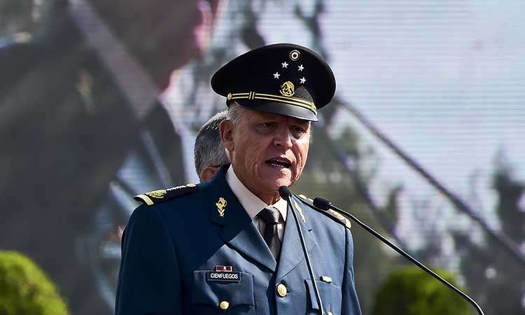 © Proporcionado por UnoTV Cuando Salvador Cienfuegos llegue a México va a ser libre. Foto: AFP